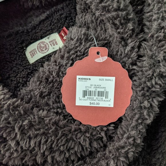 Sweater - Warm & Cozy Funnel Neck Sweater - Picture 3 of 3